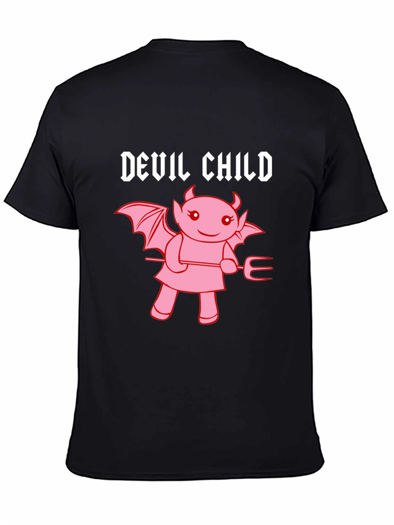 Devil Child Graphic Tee - Unisex Black T-Shirt