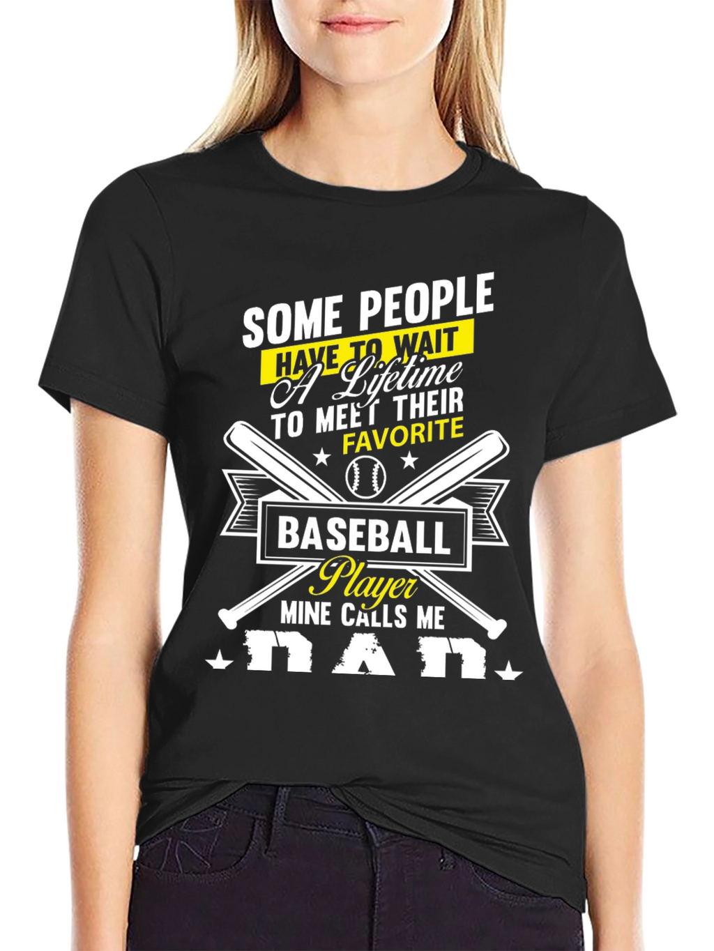 Baseball Dad T-Shirt - Mine Calls Me Dad