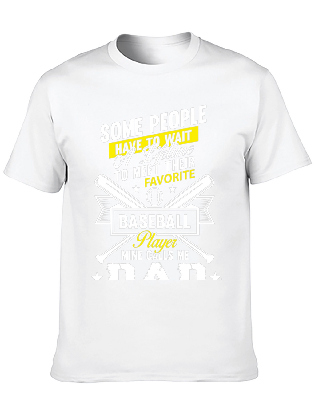 Baseball Dad T-Shirt - Mine Calls Me Dad