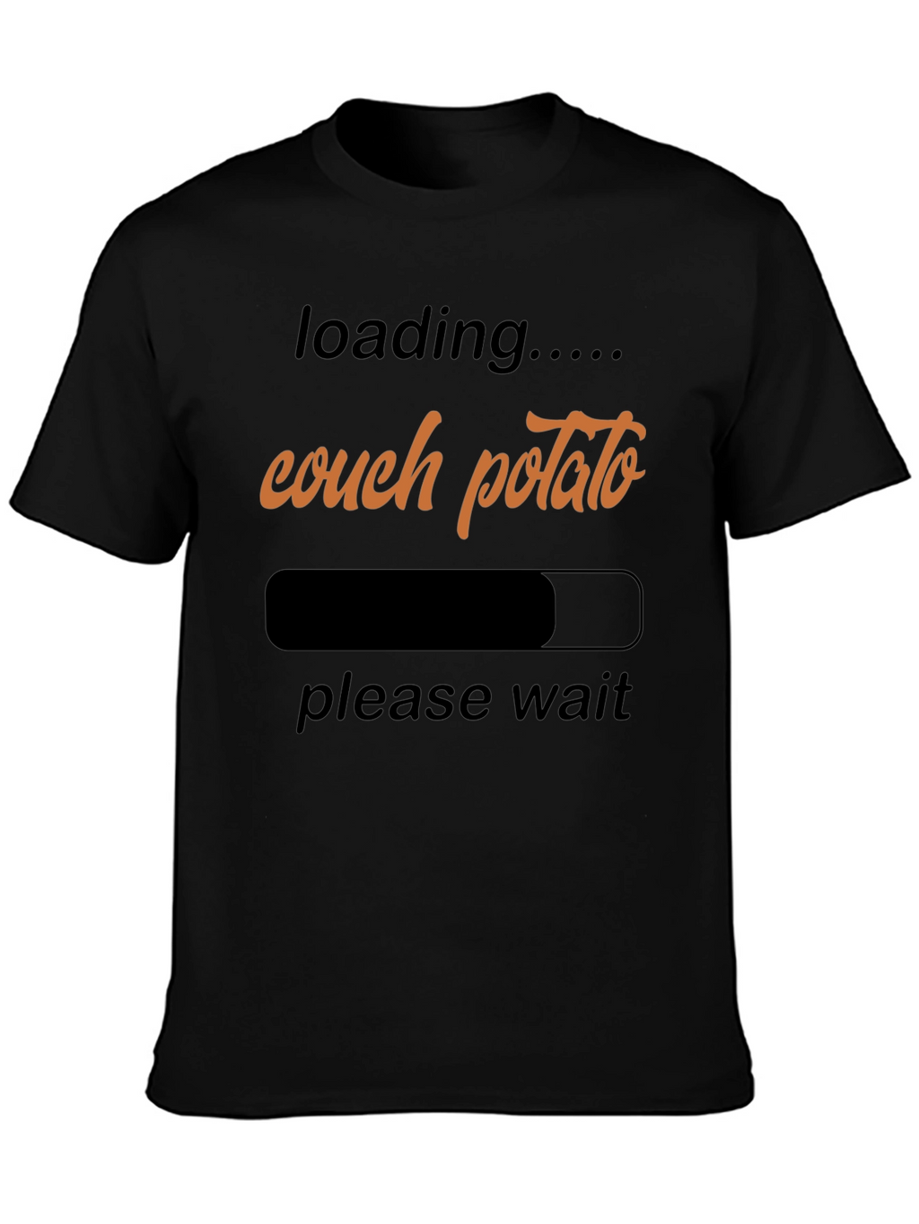 Couch Potato Loading Funny Graphic Tee