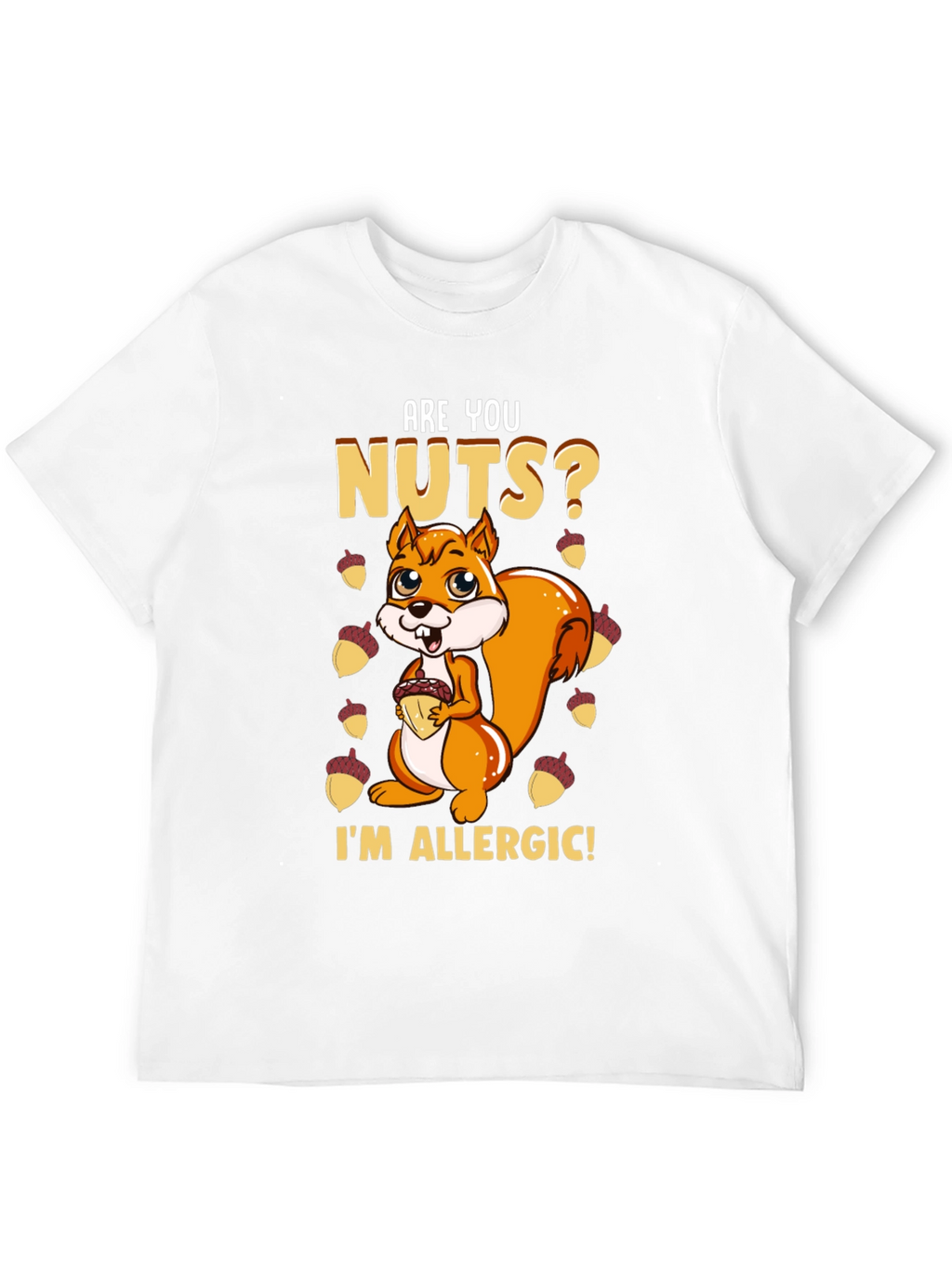 Funny Squirrel Nut Allergy T-Shirt