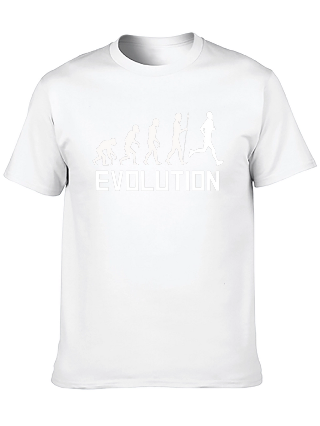 Evolution Runner T-Shirt - Black Cotton Tee