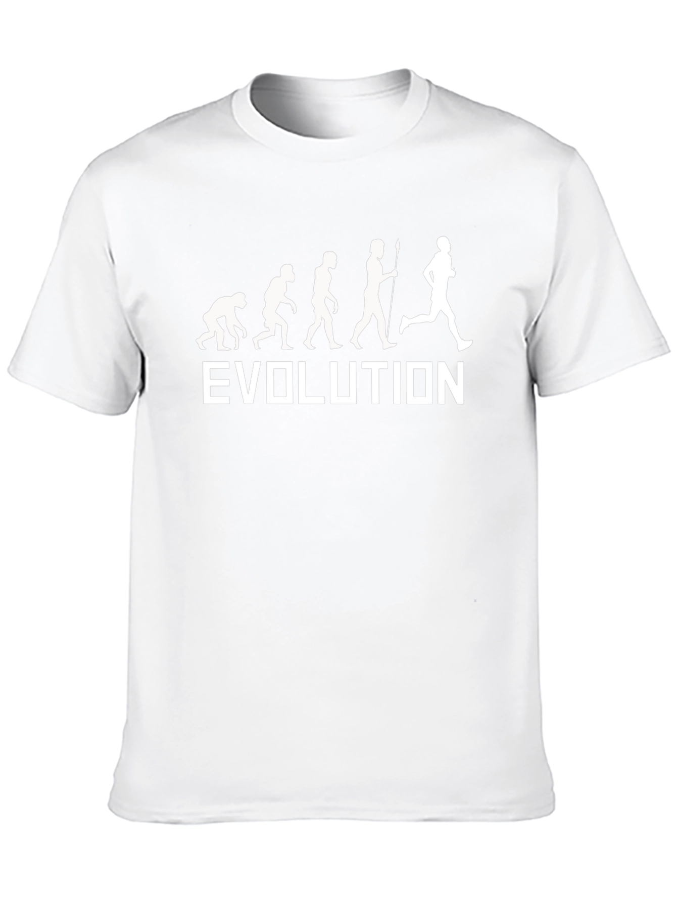 Evolution Runner T-Shirt - Black Cotton Tee