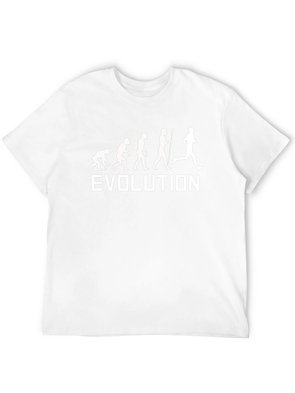 Evolution Runner T-Shirt - Black Cotton Tee