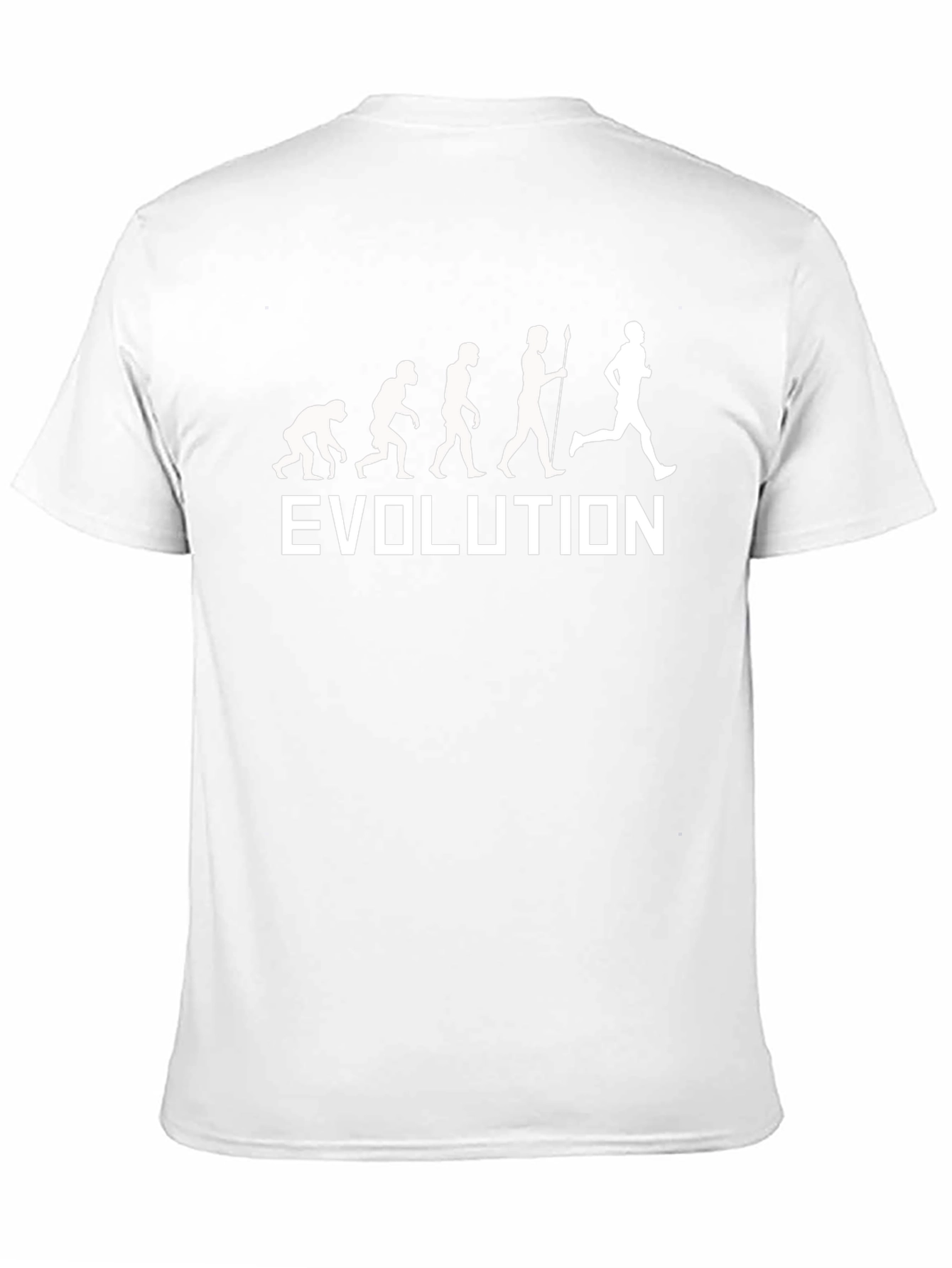 Evolution Runner T-Shirt - Black Cotton Tee