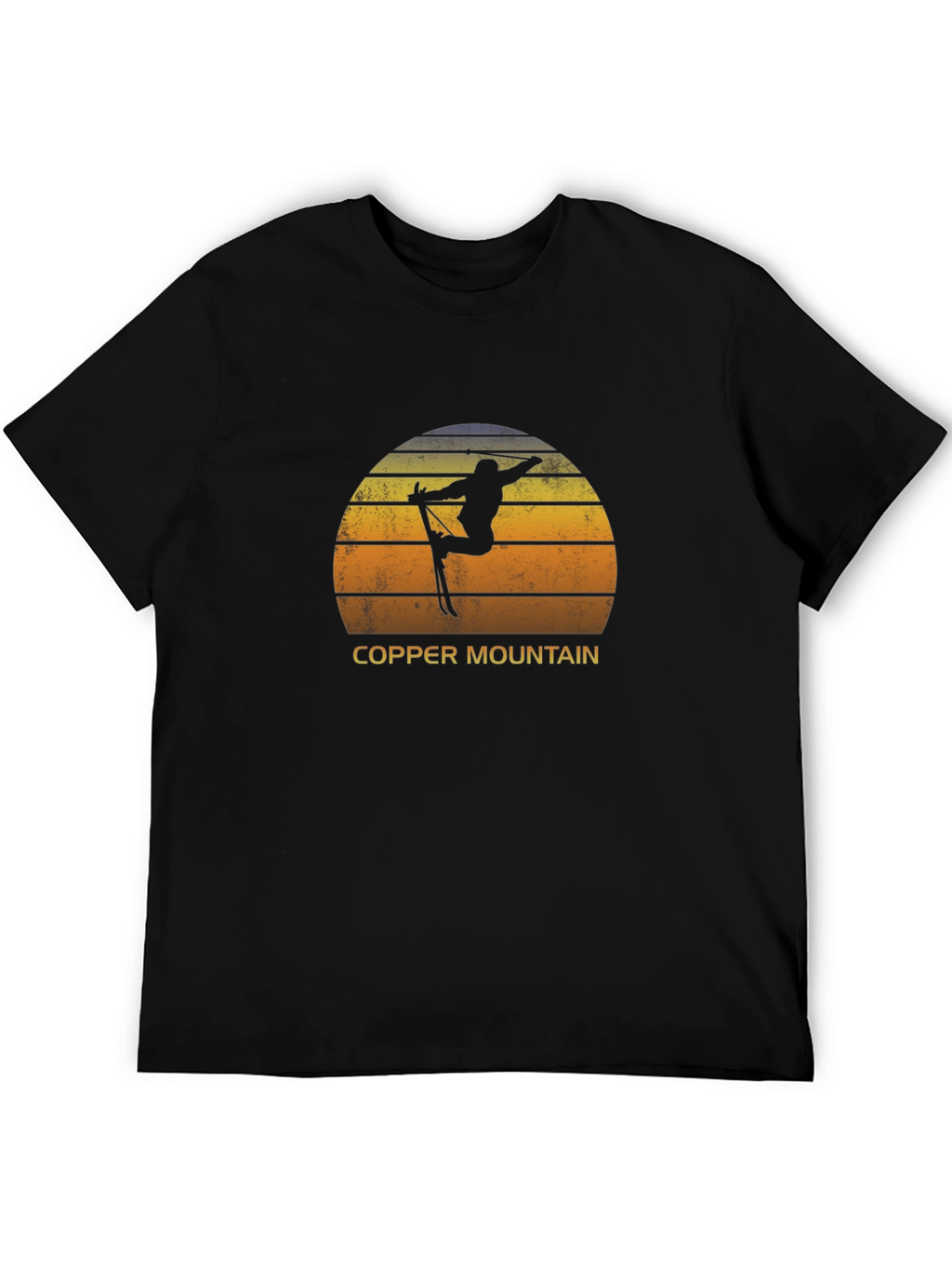 Copper Mountain Ski Silhouette Tee - Black