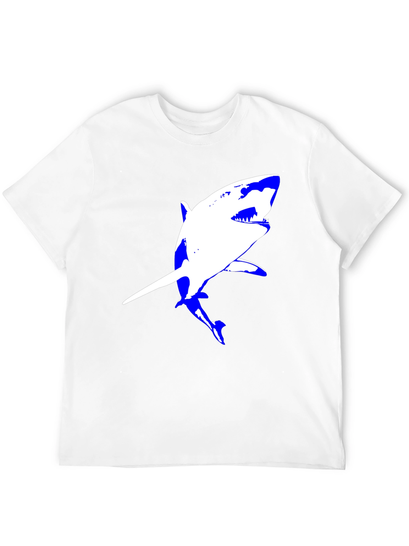 Shark Graphic Tee - Black Cotton Comfort