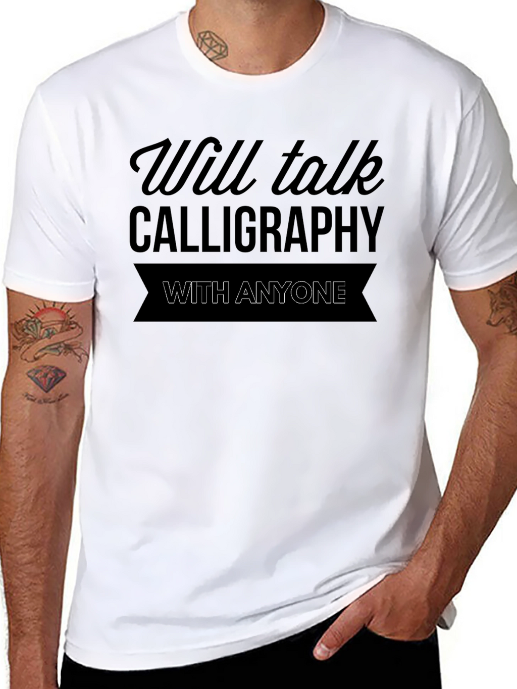 Will Talk Calligraphy T-Shirt
