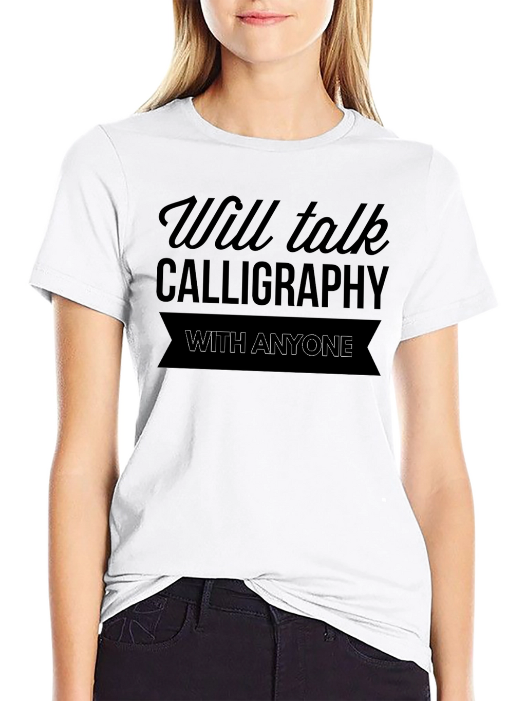 Will Talk Calligraphy T-Shirt