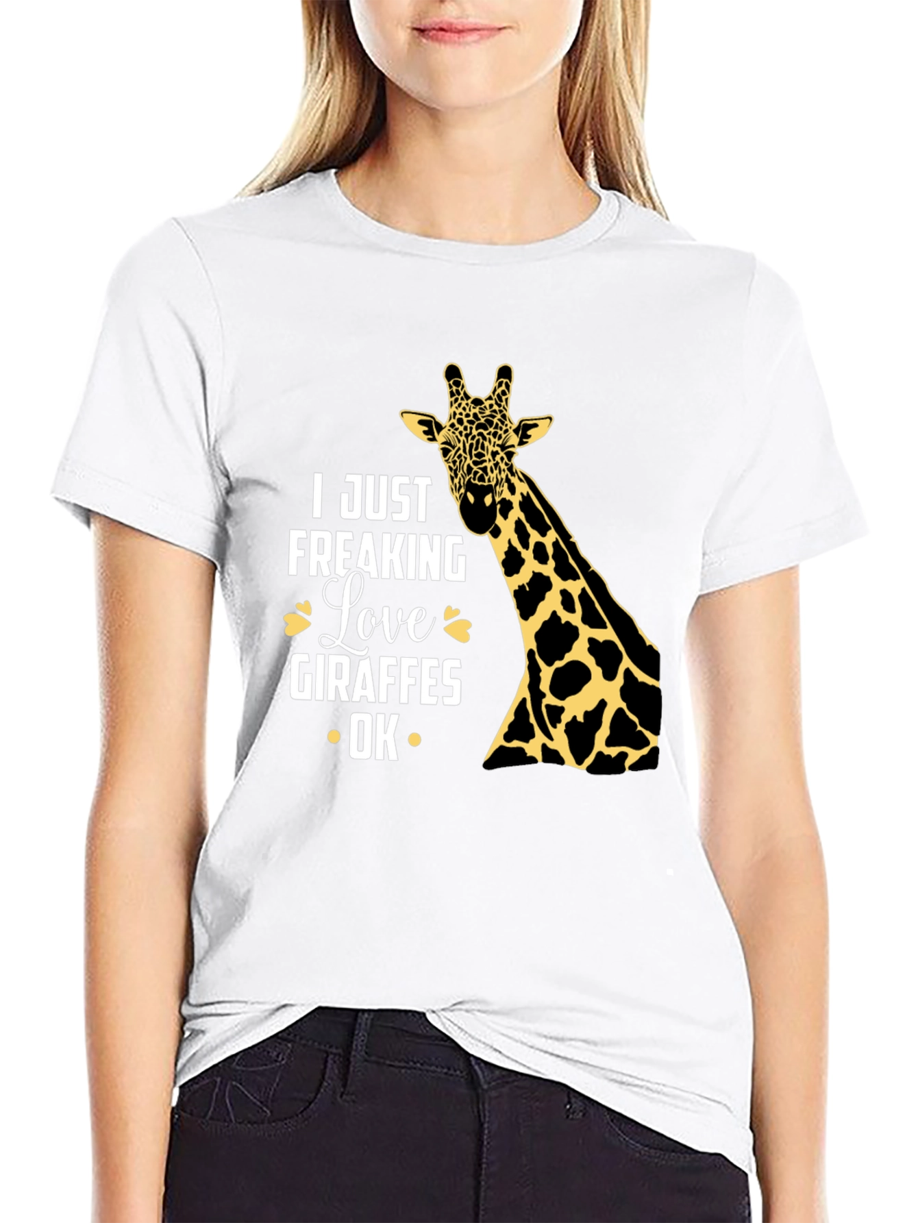 I Just Freaking Love Giraffes OK T-Shirt