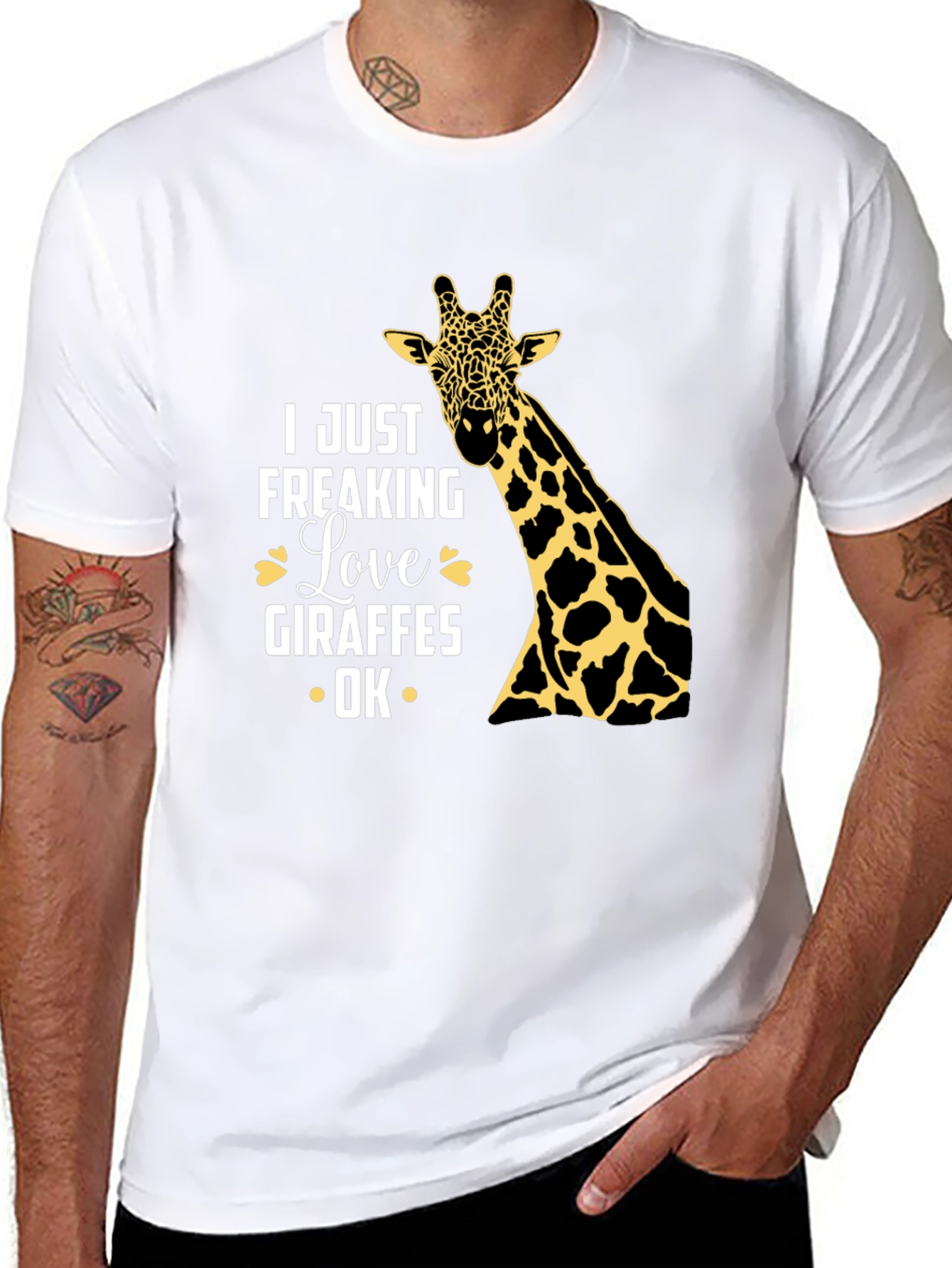 I Just Freaking Love Giraffes OK T-Shirt