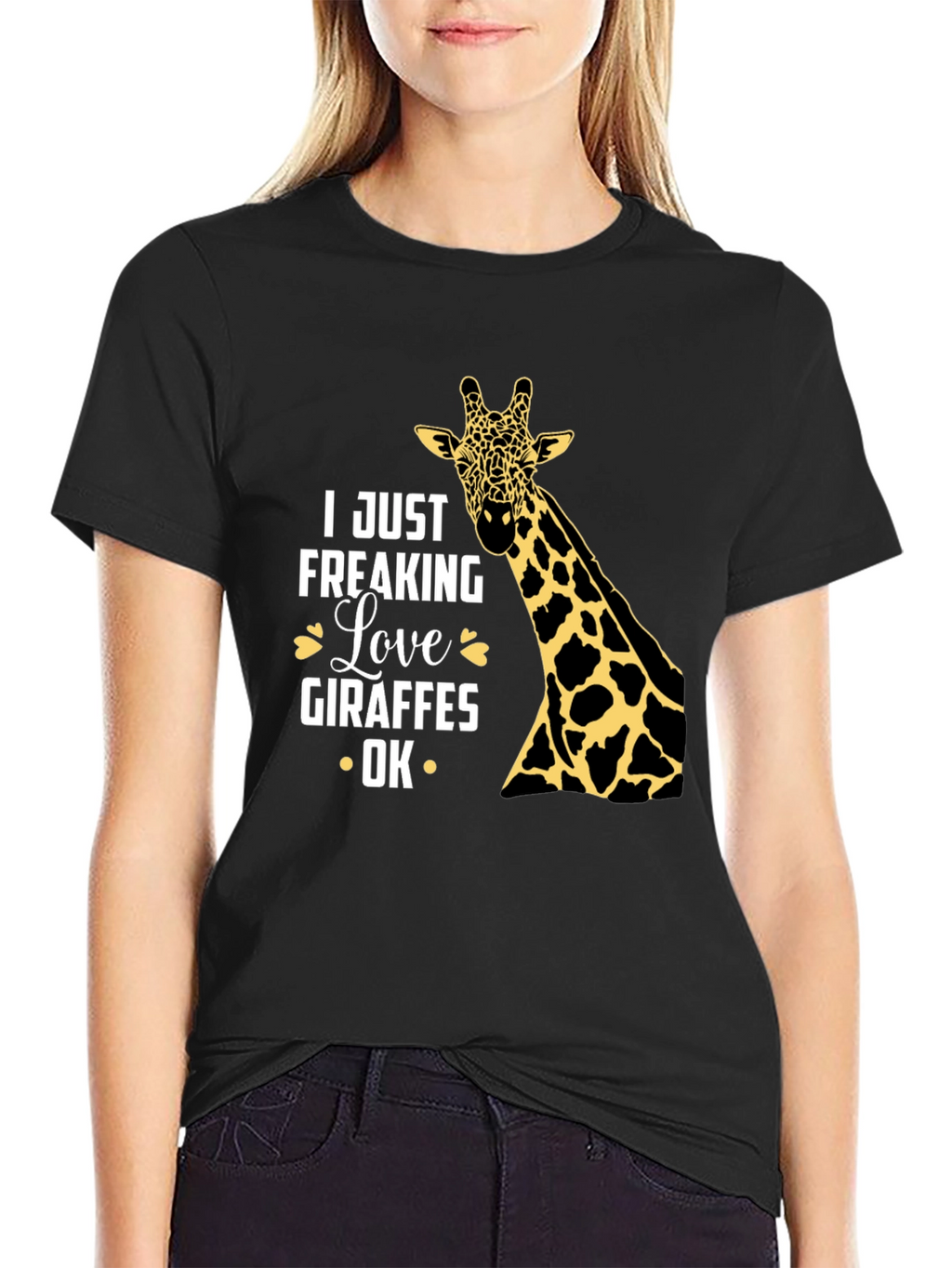 I Just Freaking Love Giraffes OK T-Shirt