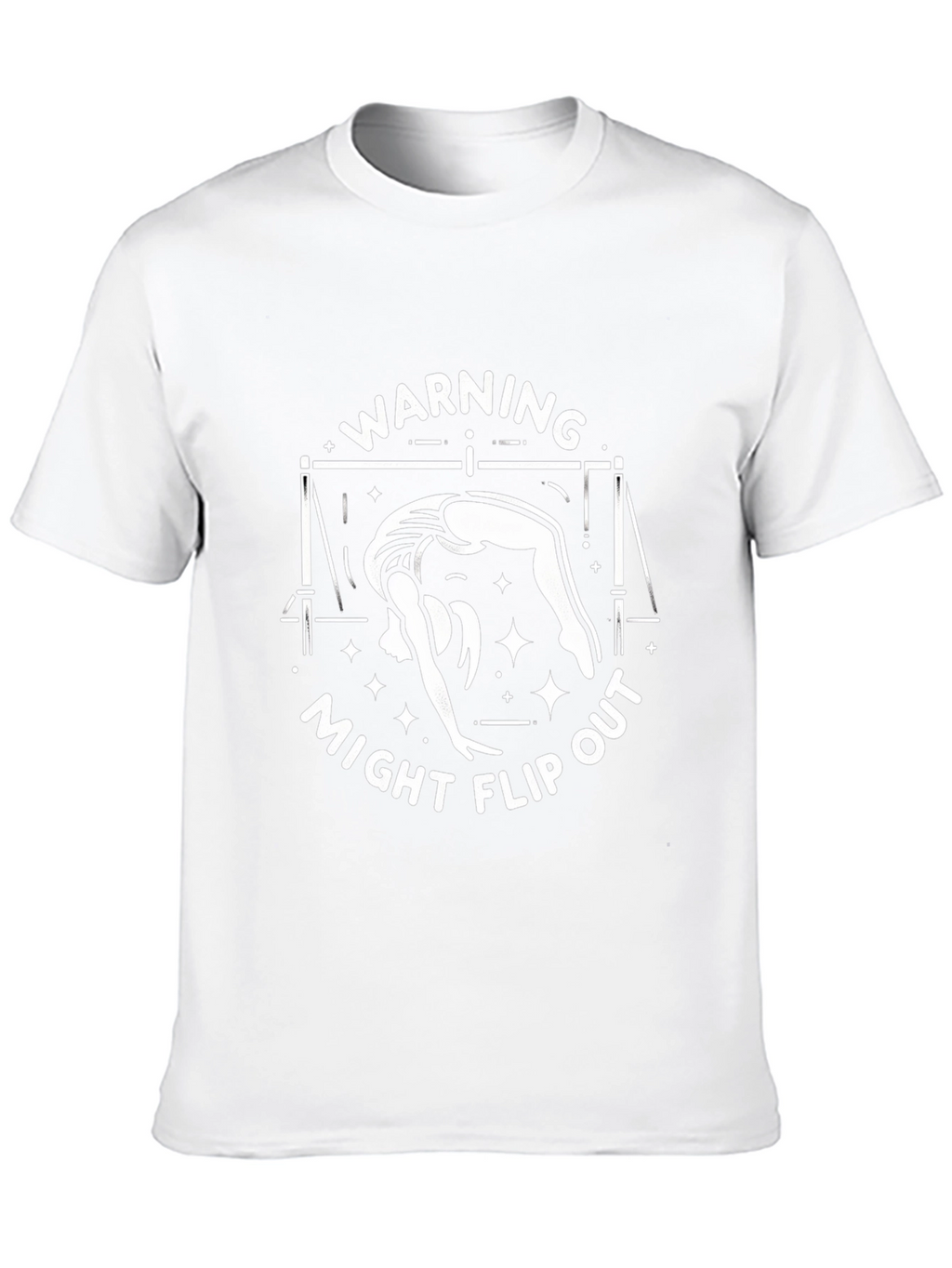 Warning Might Flip Out Gymnastics T-Shirt