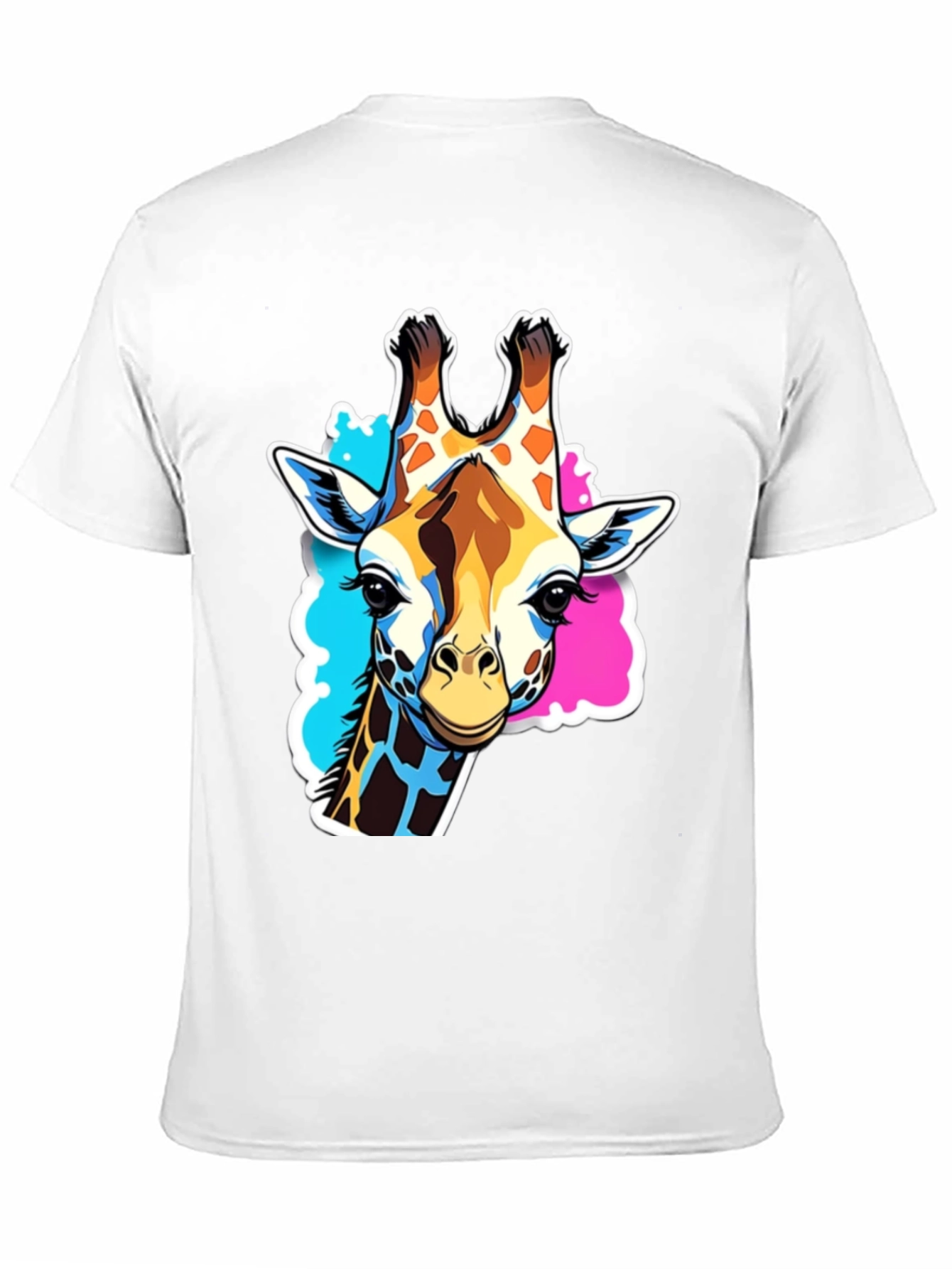 Giraffe Graphic Tee - Stylish Black T-Shirt