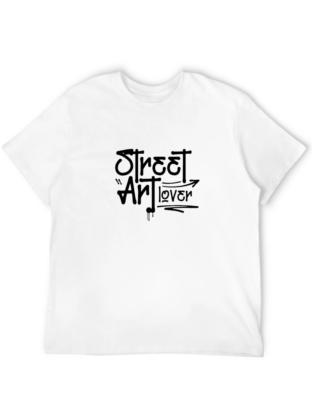Street Art Lover Black T-Shirt