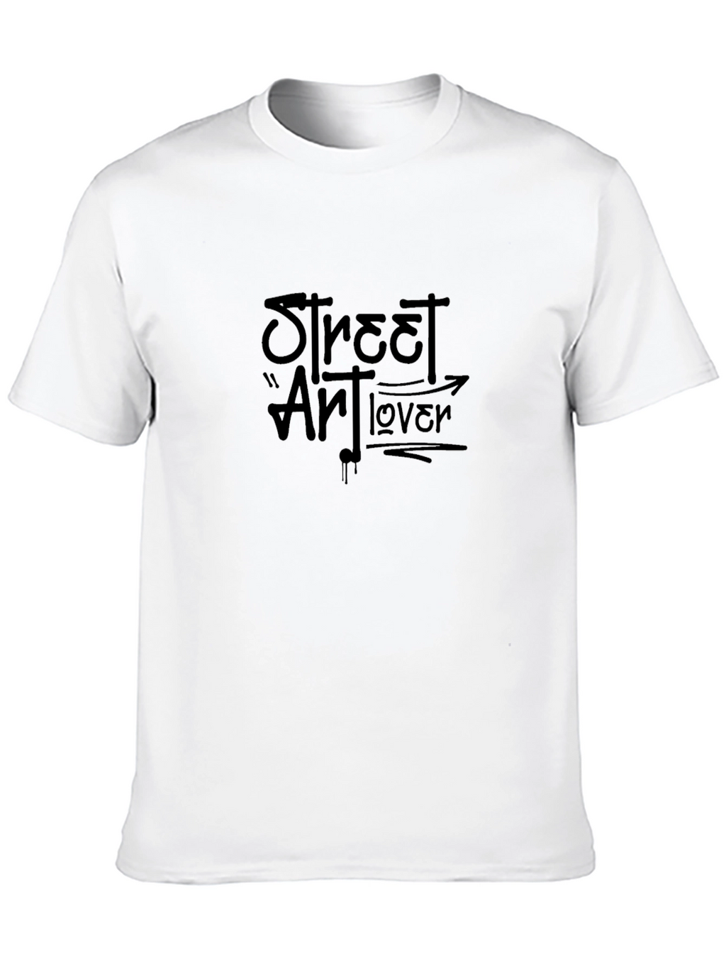 Street Art Lover Black T-Shirt