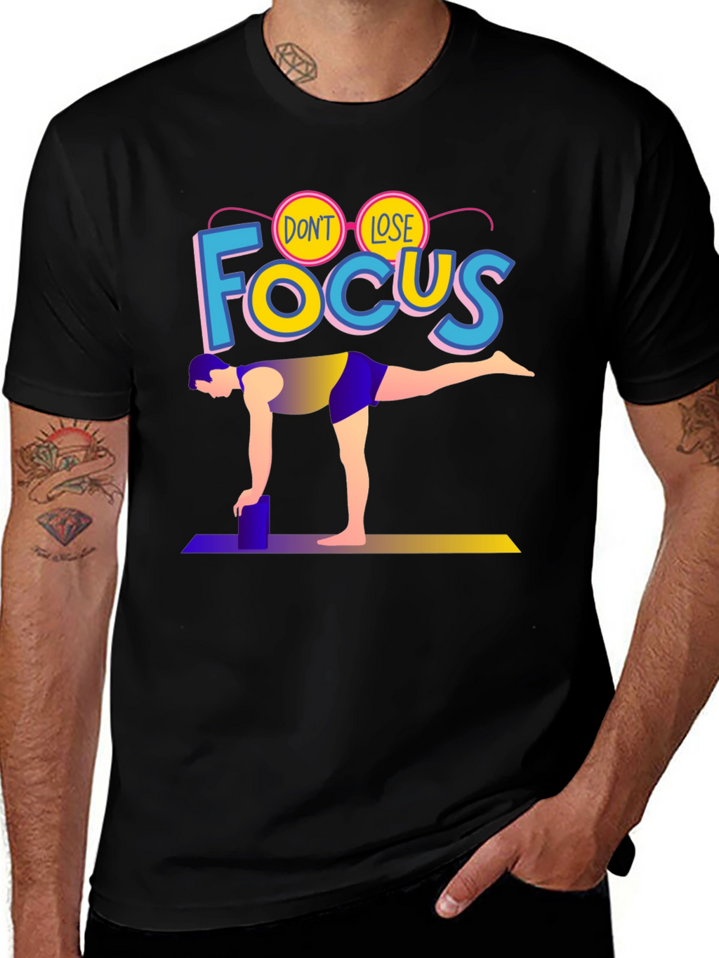 Dont Lose Focus Yoga T-Shirt - Balance & Style
