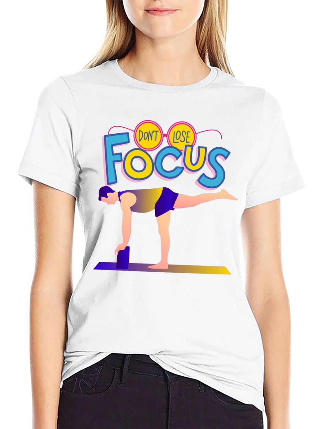 Dont Lose Focus Yoga T-Shirt - Balance & Style