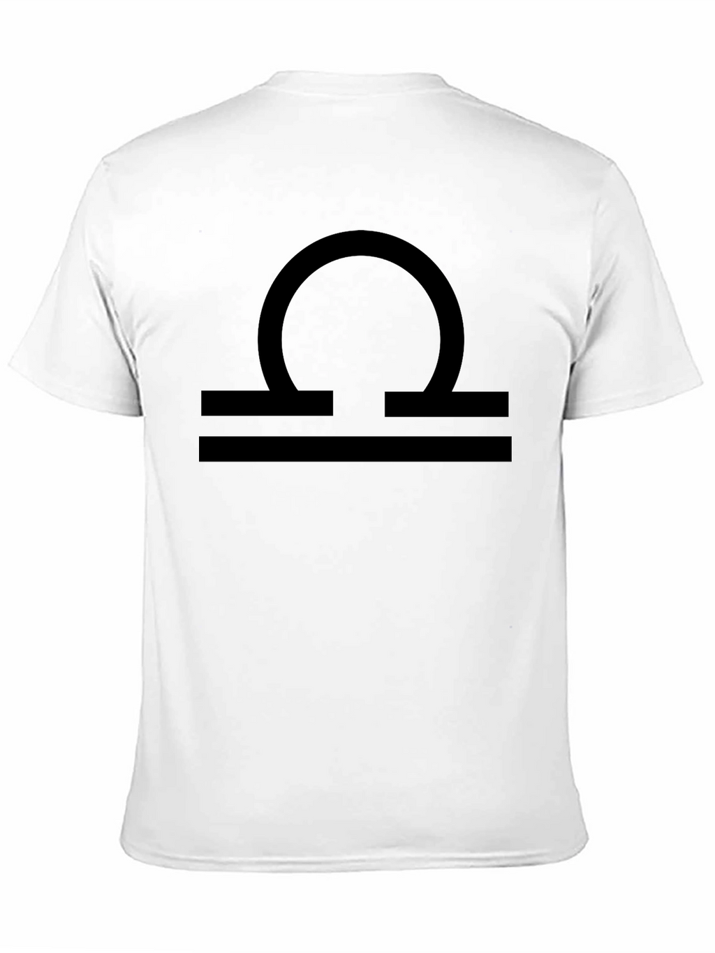 Libra Zodiac Sign Black Graphic Tee