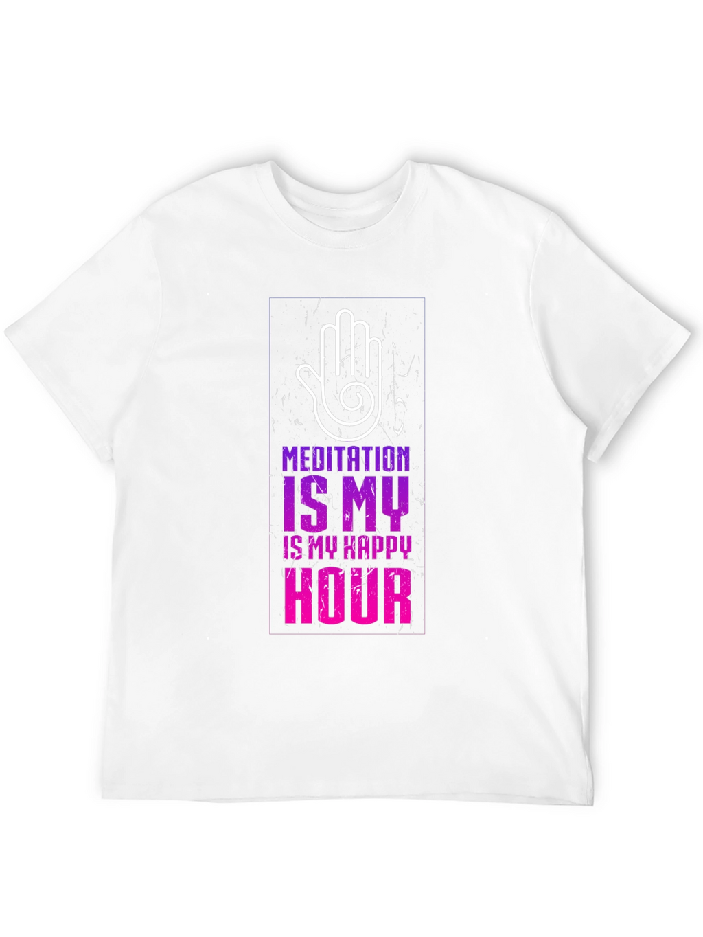 Meditation Is My Happy Hour Graphic T-Shirt
