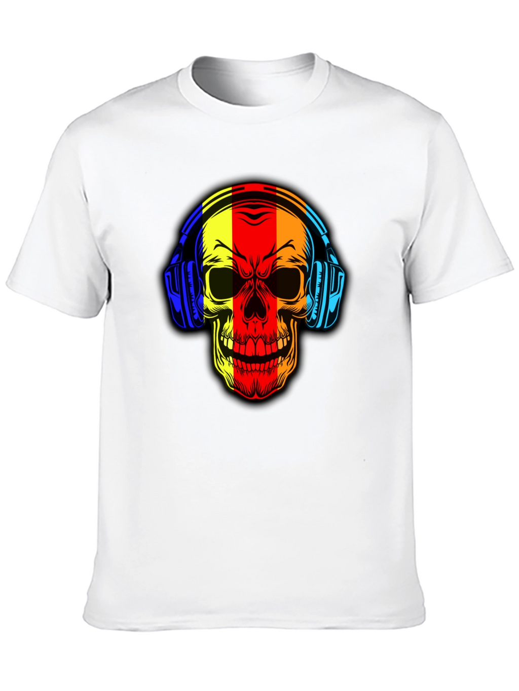 Skull Headphone Graphic Tee - Cool Music Lover Shirt