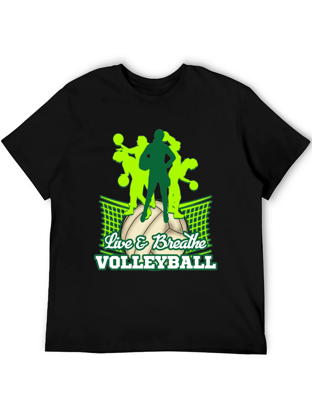 Volleyball Graphic Tee - Live & Breathe Volleyball