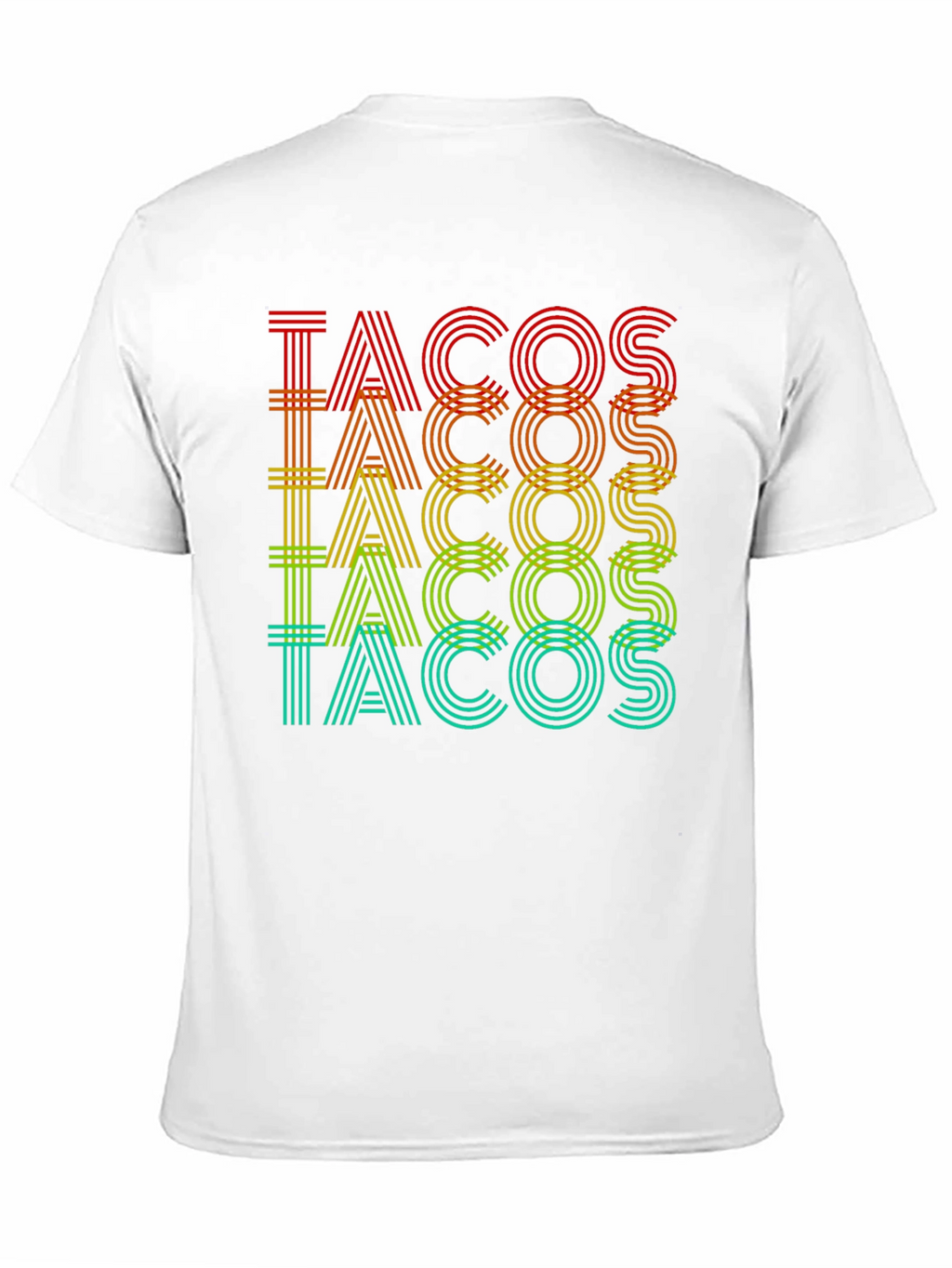 Tacos Graphic Print Crew Neck T-Shirt