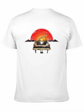 Sunset Piano Graphic Tee