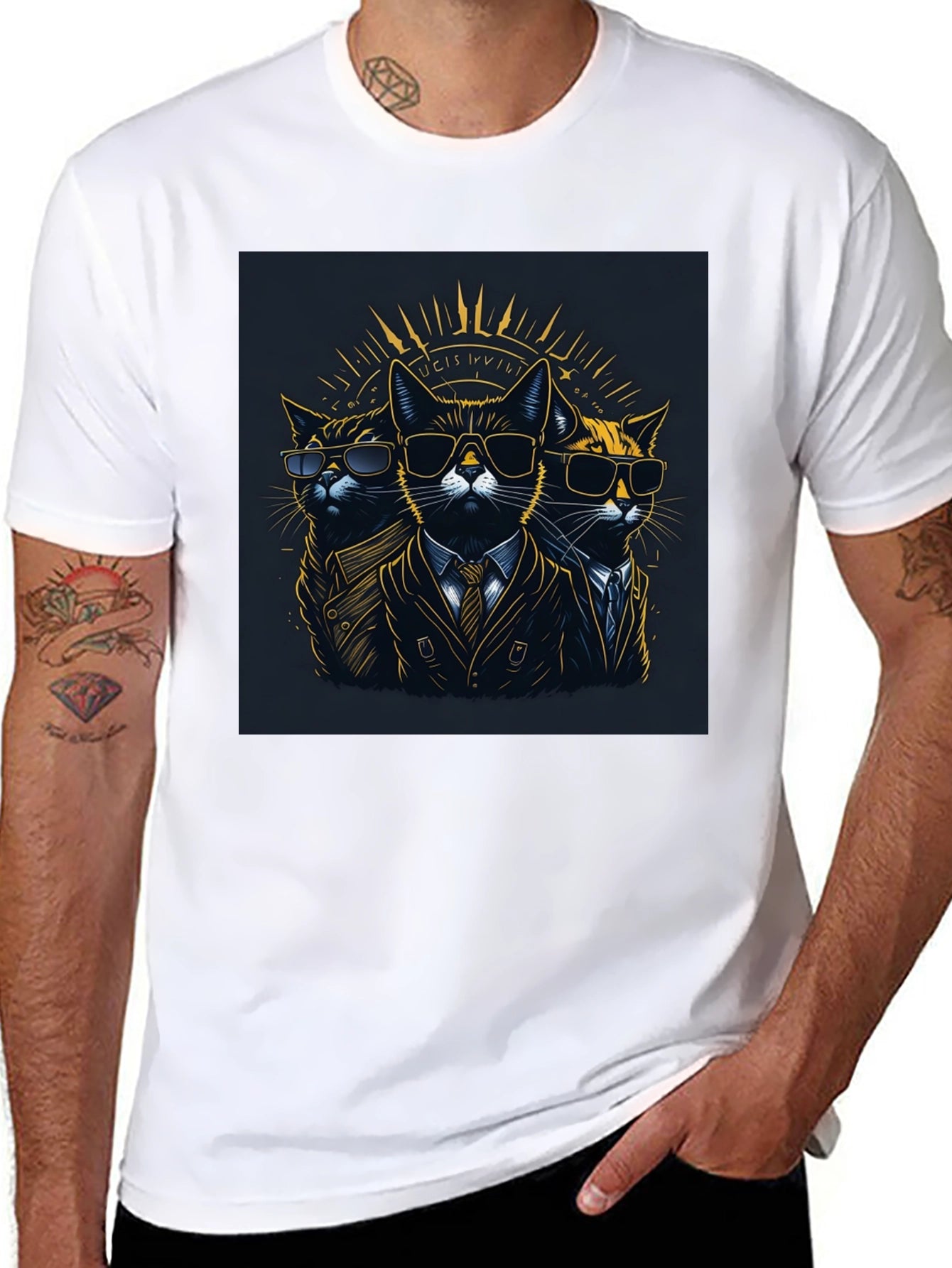 Cool Cat Squad Graphic Tee
