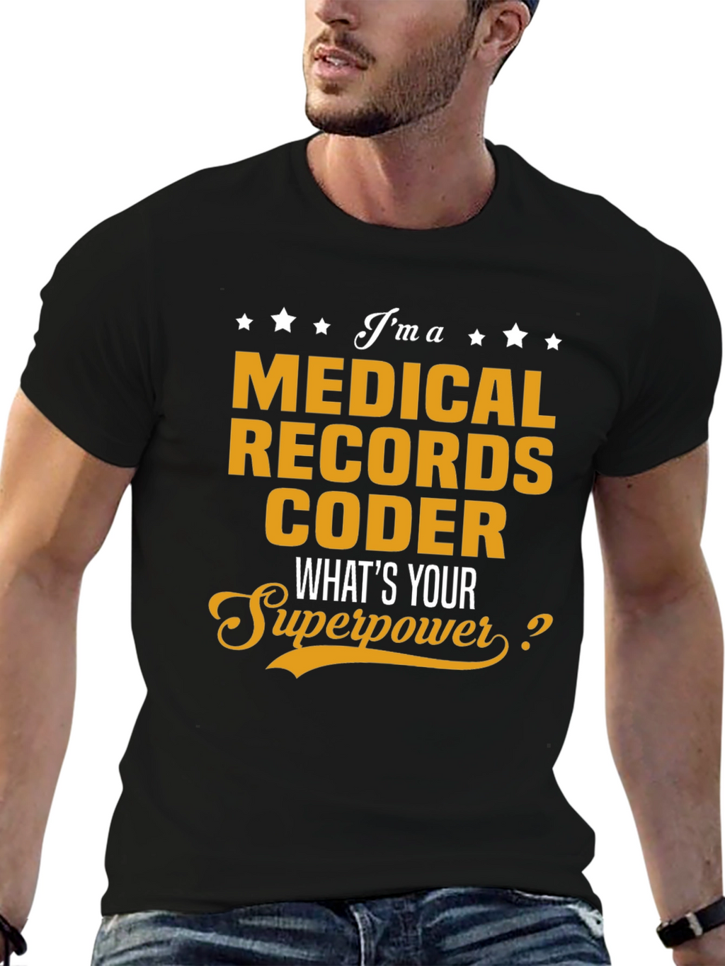 Medical Records Coder Superpower T-Shirt
