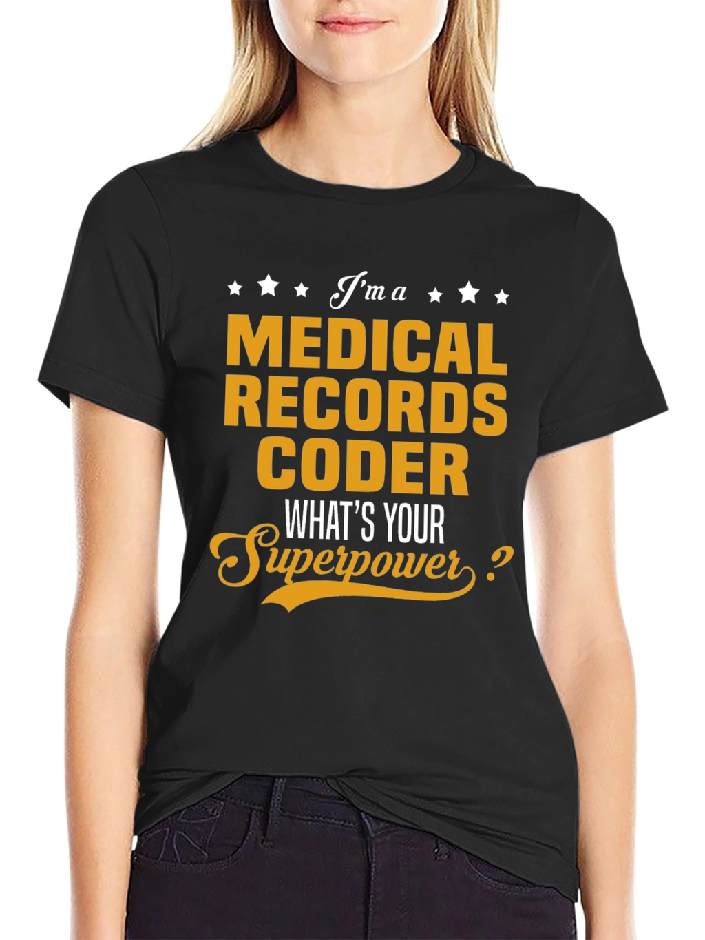 Medical Records Coder Superpower T-Shirt