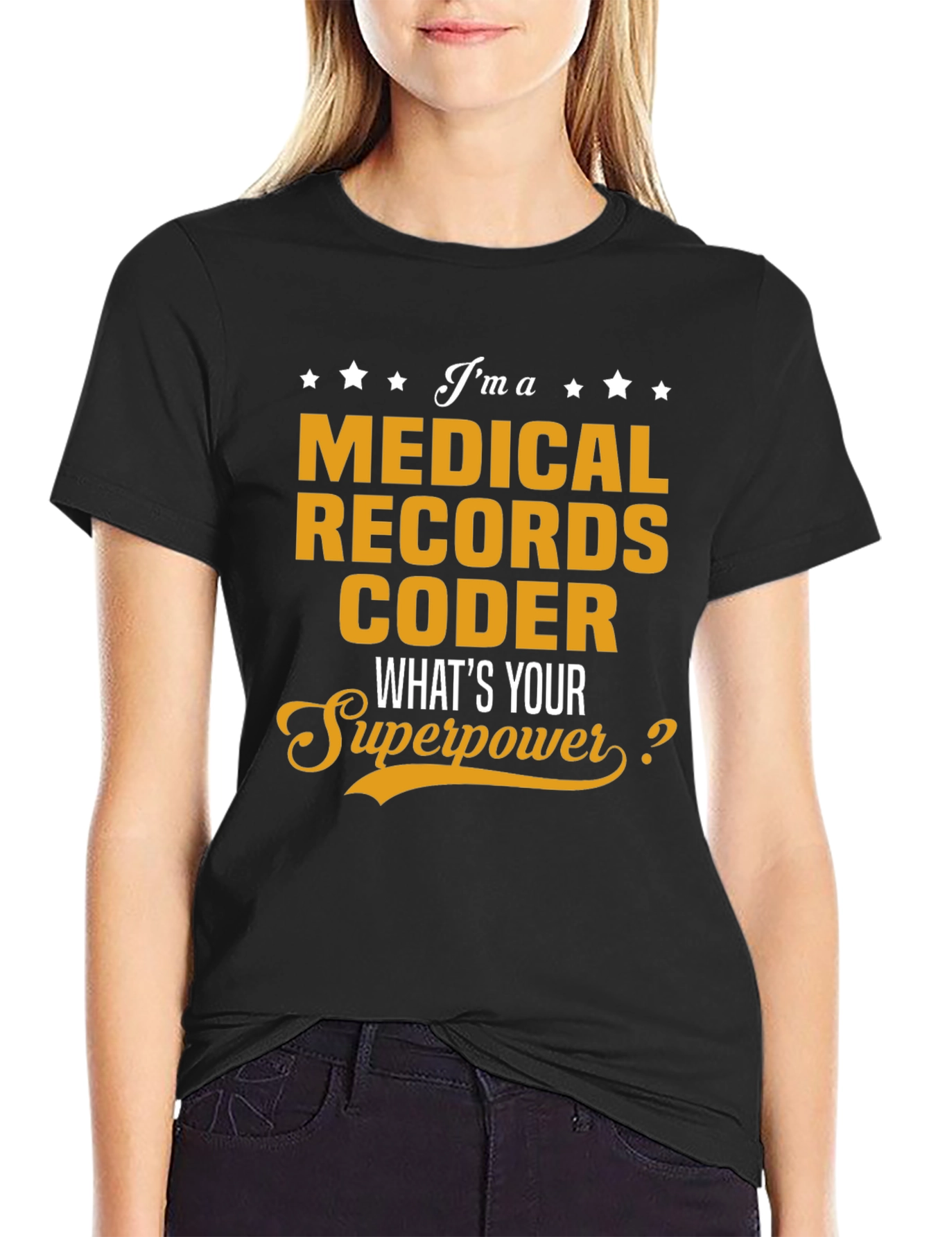 Medical Records Coder Superpower T-Shirt