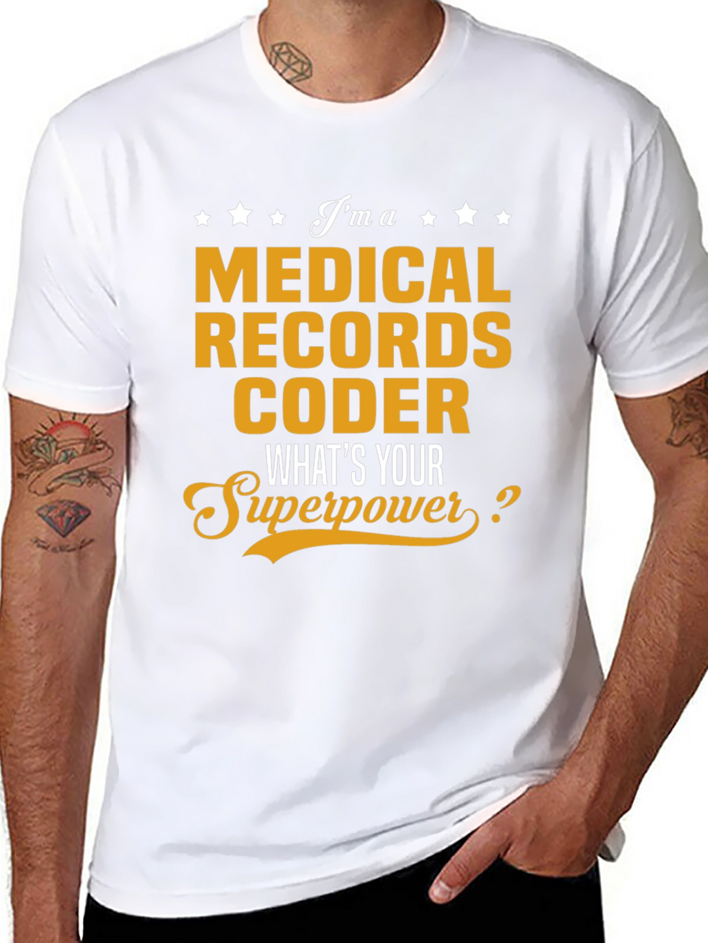 Medical Records Coder Superpower T-Shirt