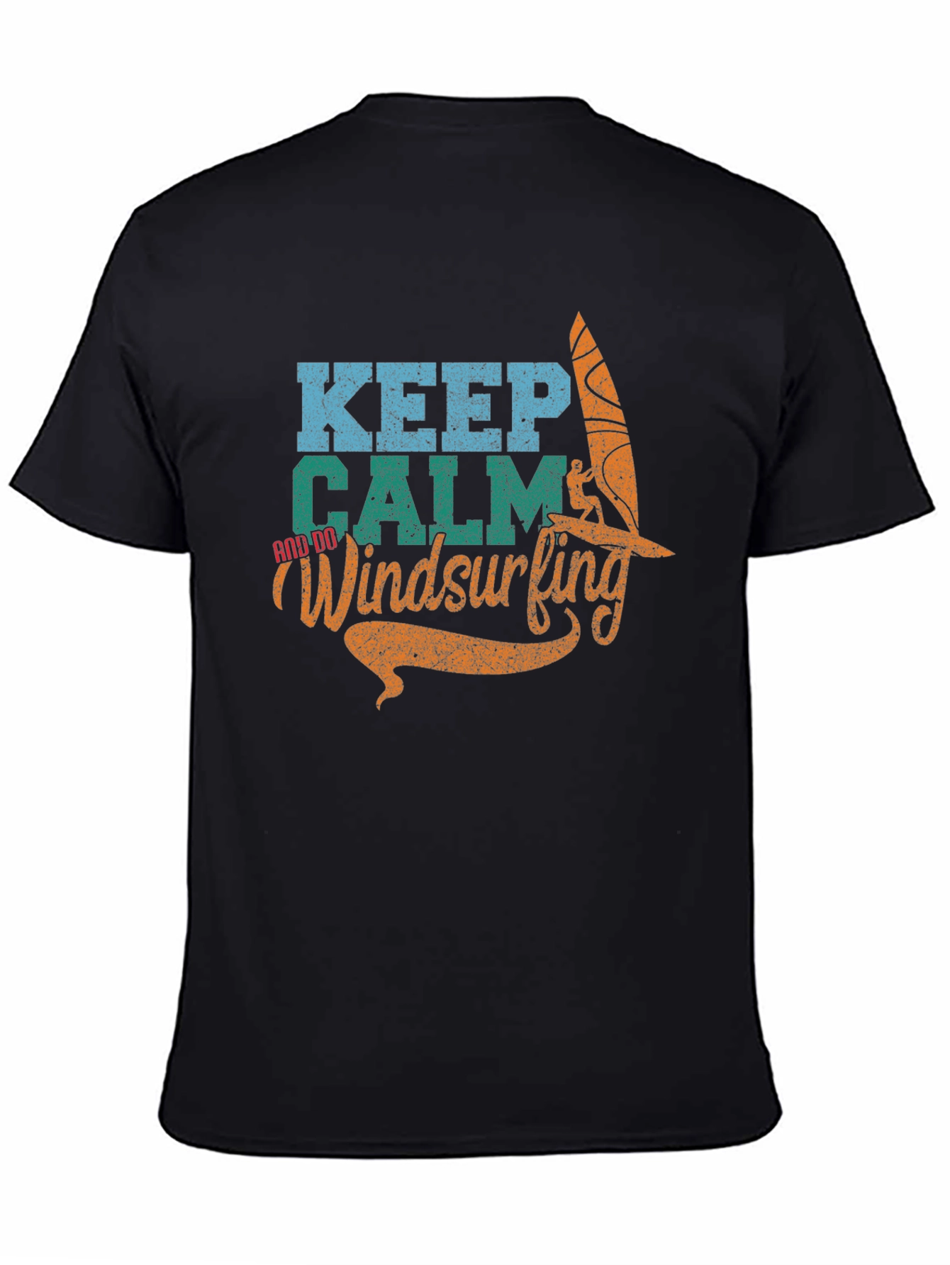 Keep Calm and Do Windsurfing Graphic T-Shirt