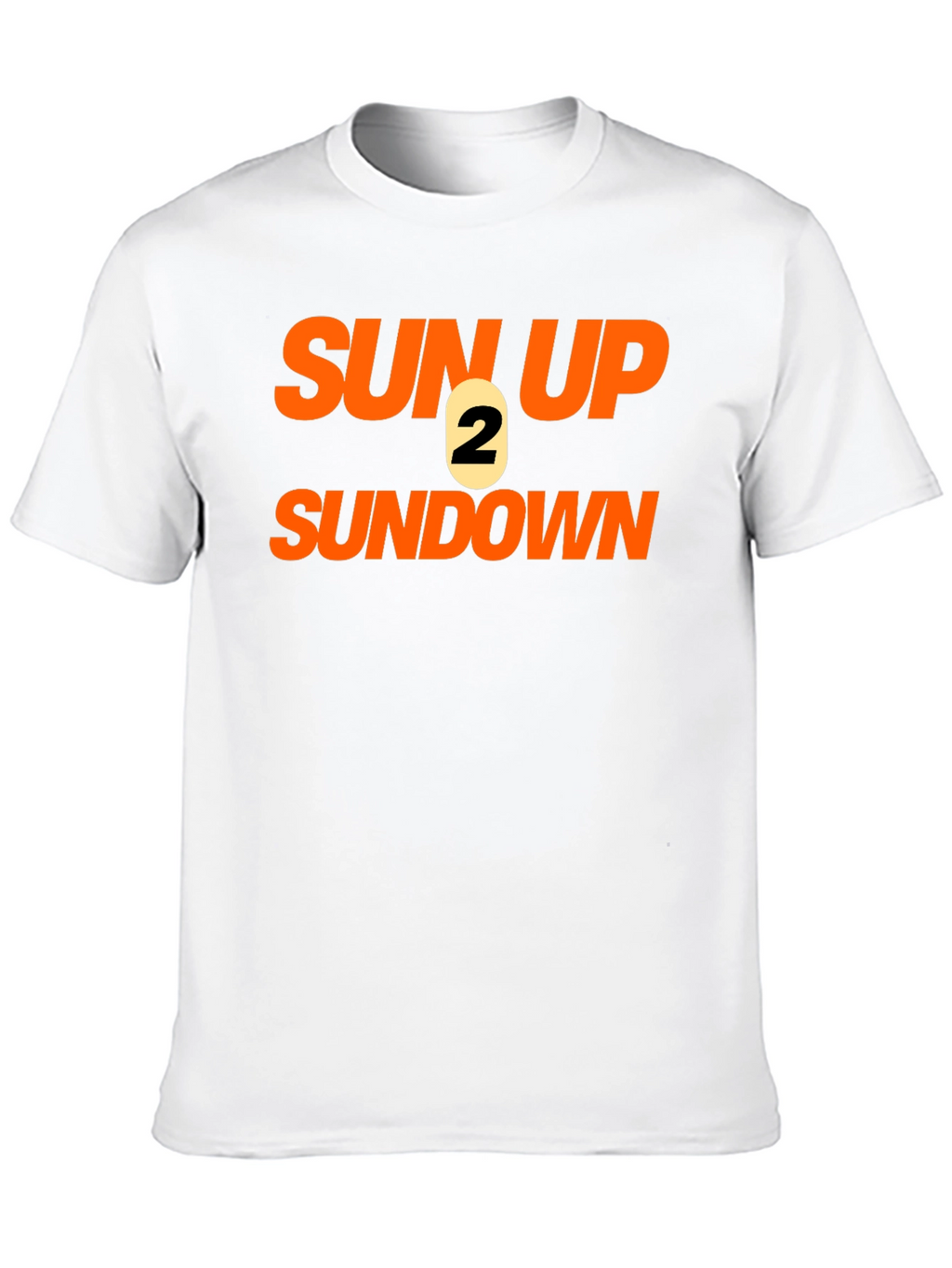 Sun Up 2 Sun Down Black Graphic Tee