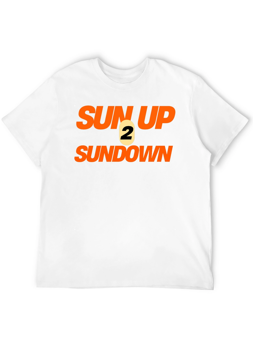 Sun Up 2 Sun Down Black Graphic Tee
