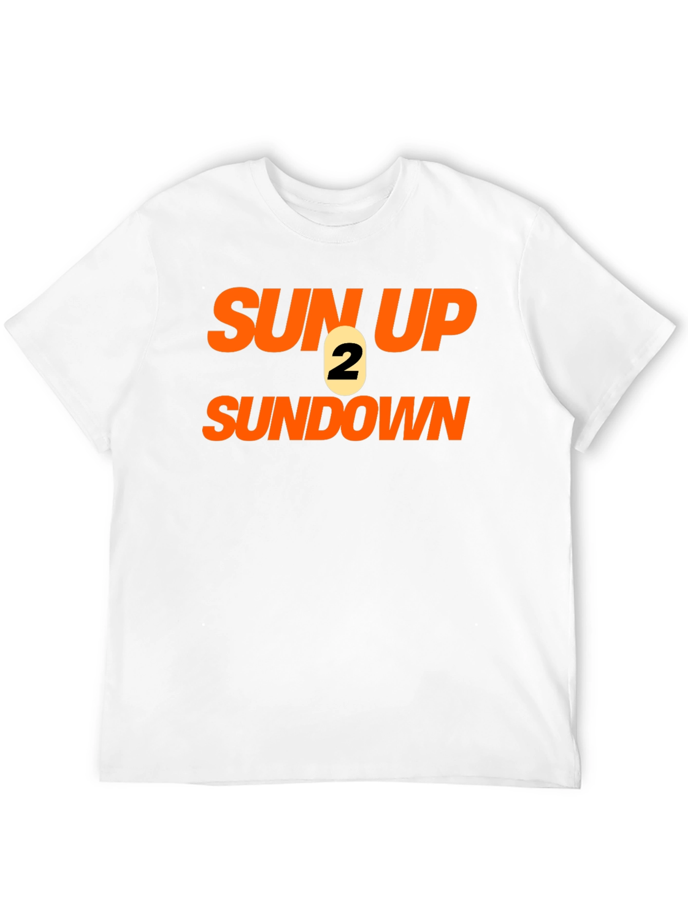 Sun Up 2 Sun Down Black Graphic Tee