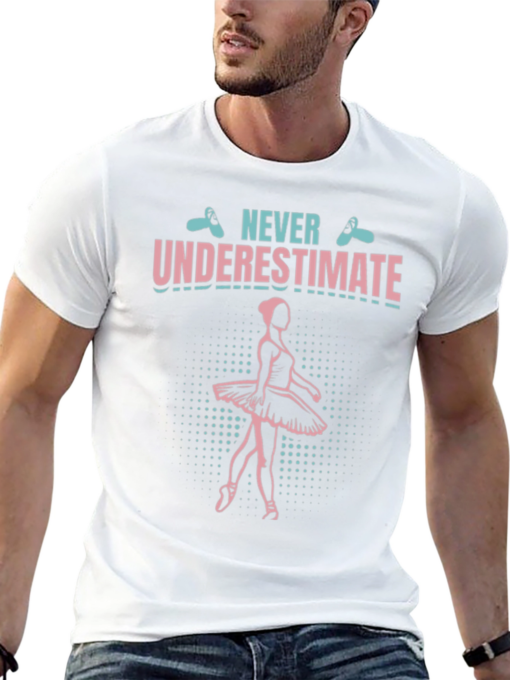 Never Underestimate Ballerina T-Shirt