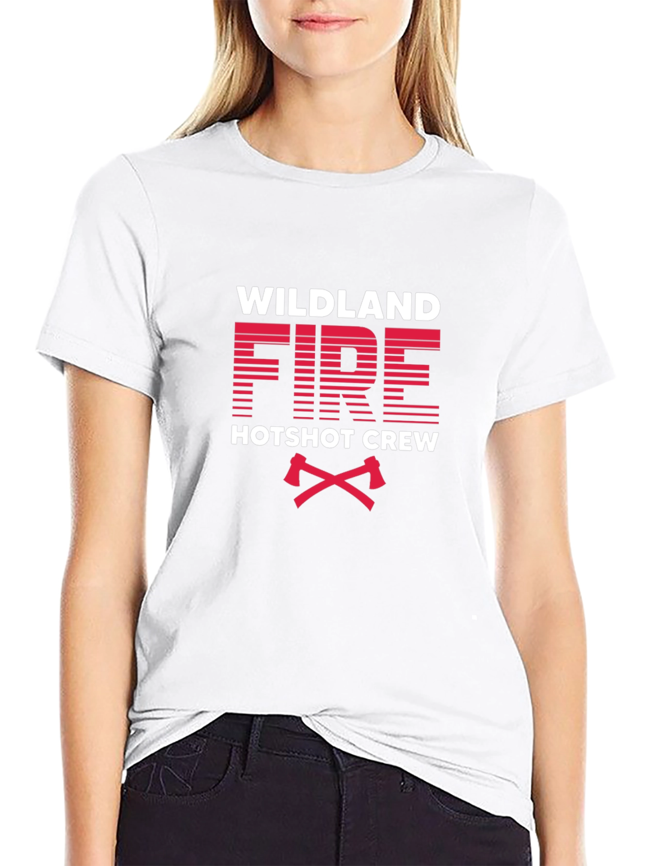 Wildland Fire Hotshot Crew Graphic Tee - Black