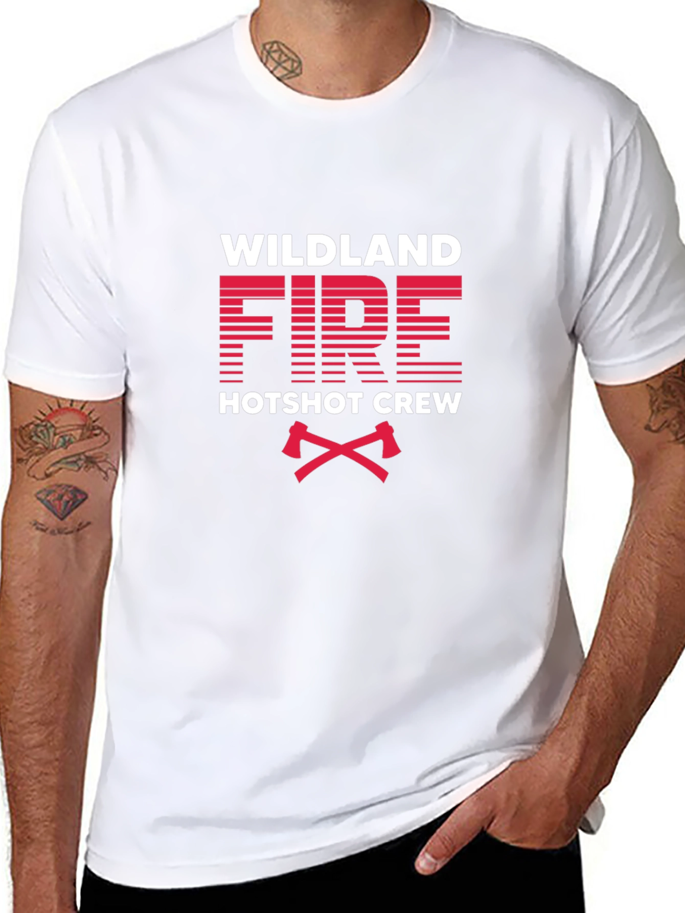 Wildland Fire Hotshot Crew Graphic Tee - Black