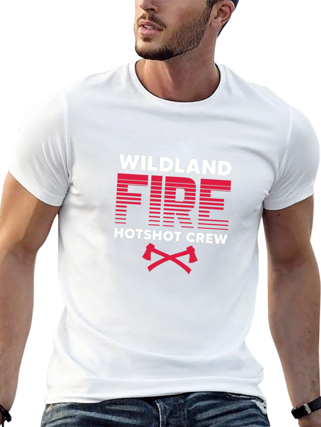 Wildland Fire Hotshot Crew Graphic Tee - Black