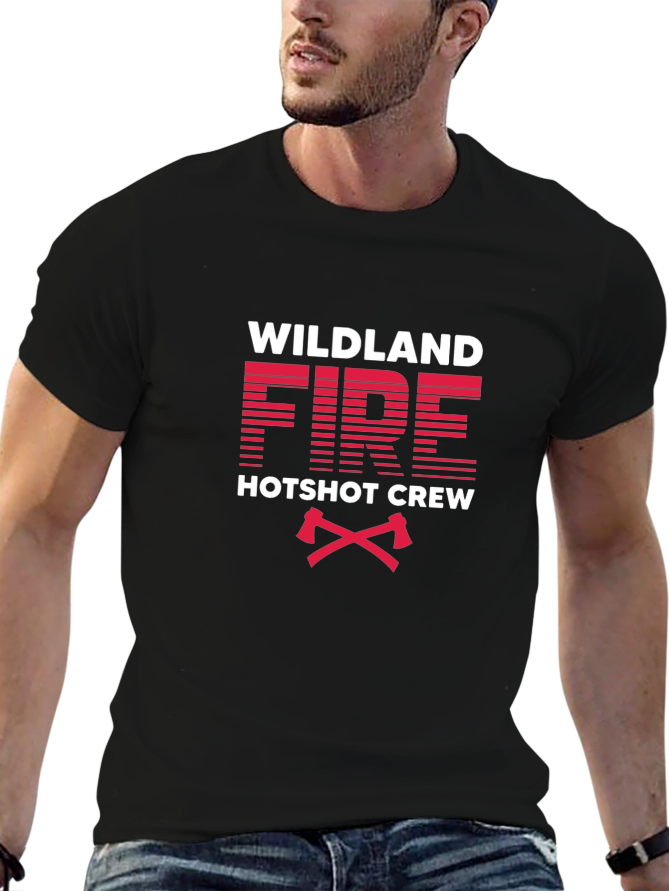 Wildland Fire Hotshot Crew Graphic Tee - Black