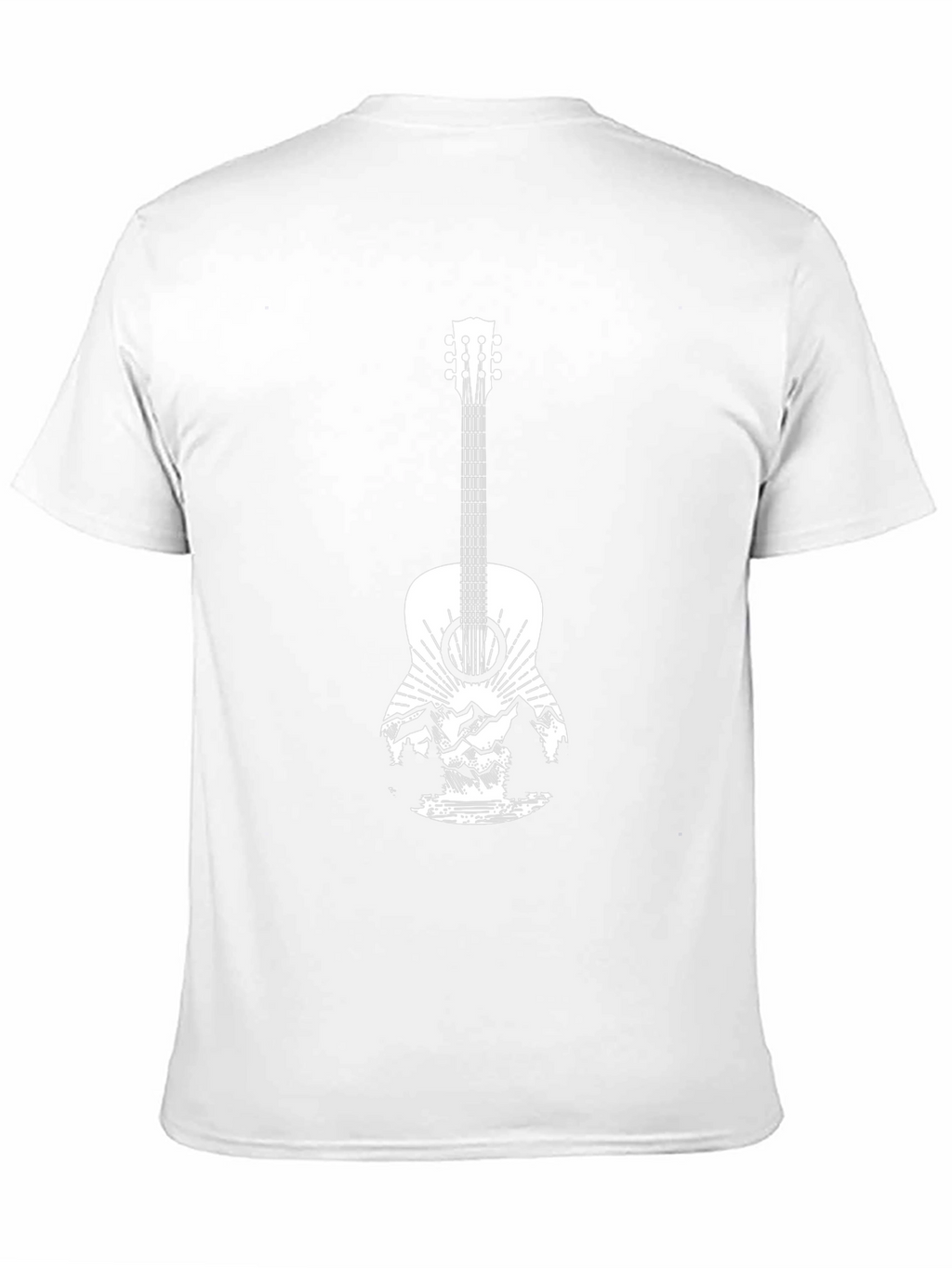 Guitar Mountain Graphic Tee - Black