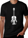 Guitar Mountain Graphic Tee - Black