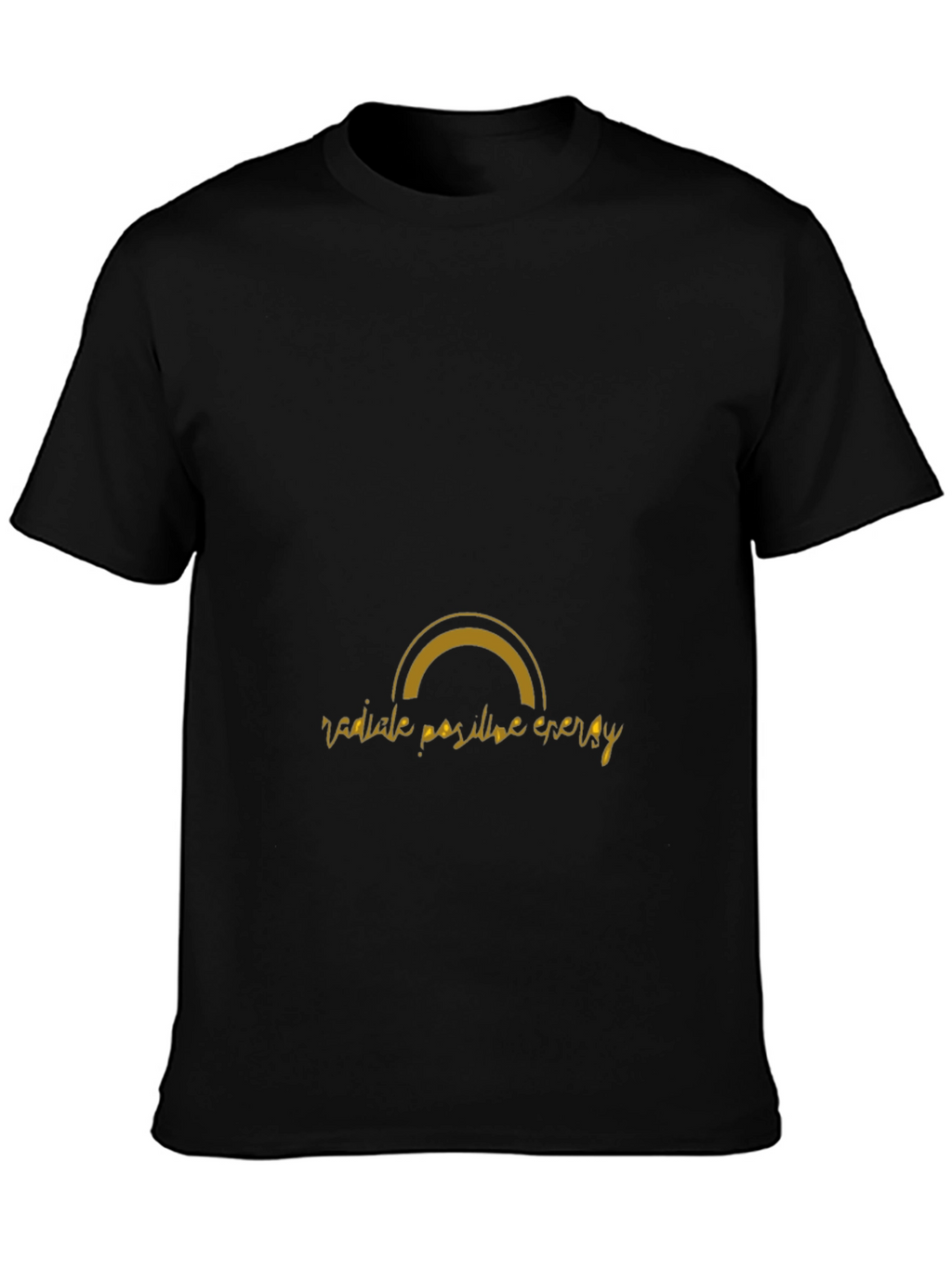 Radiate Positive Energy Black Graphic Tee