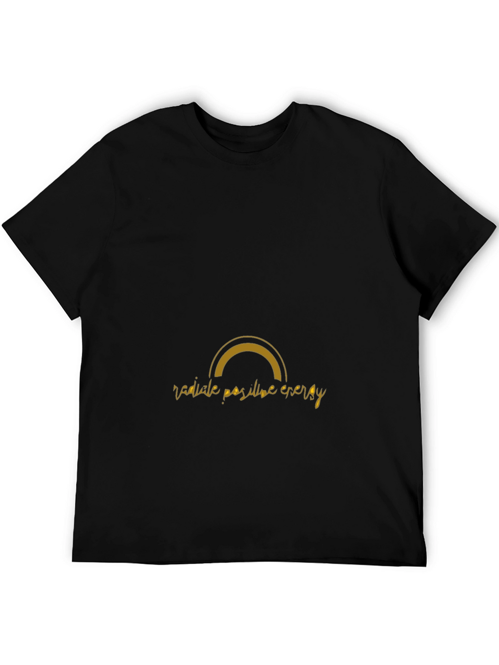 Radiate Positive Energy Black Graphic Tee