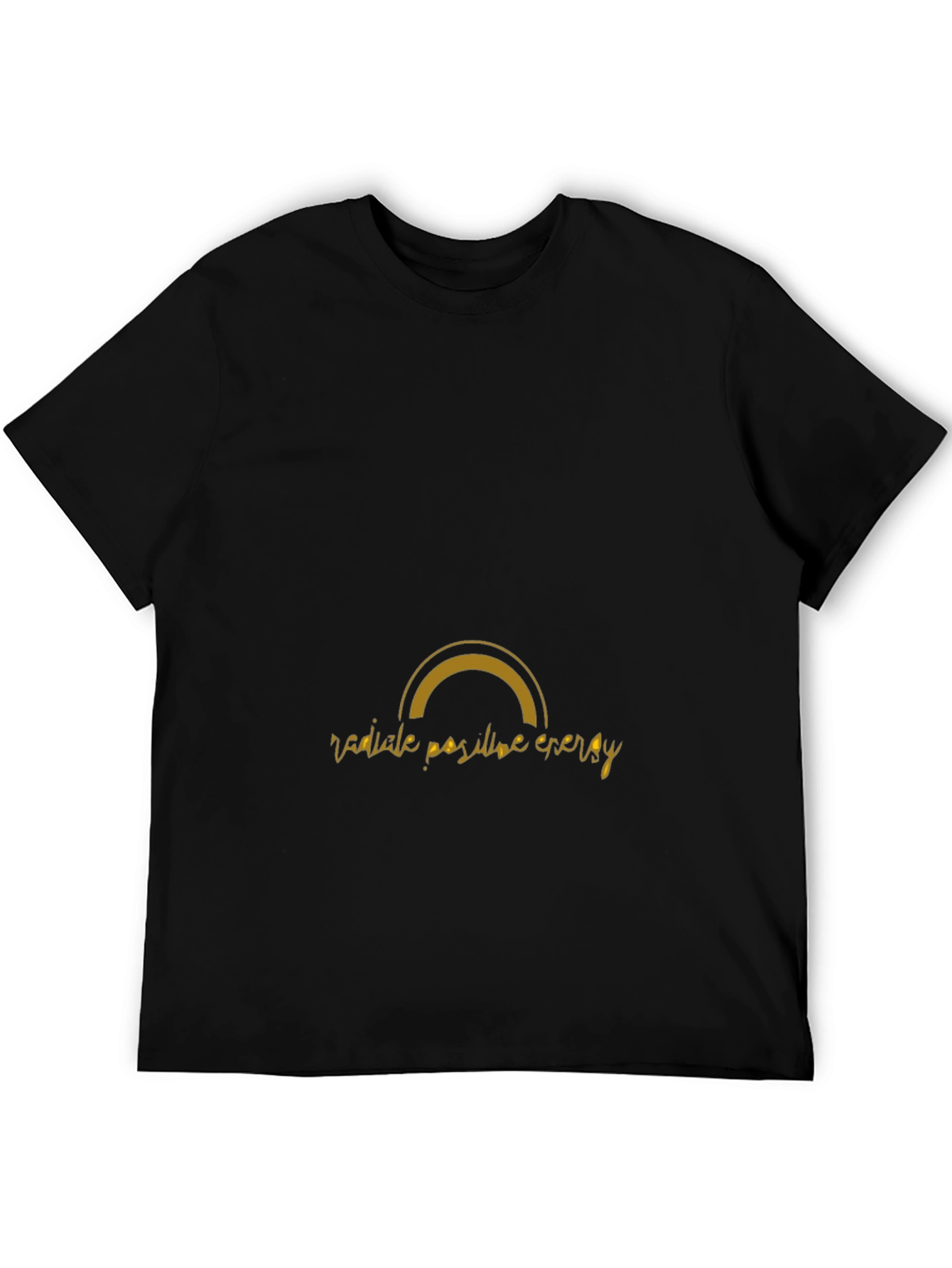 Radiate Positive Energy Black Graphic Tee