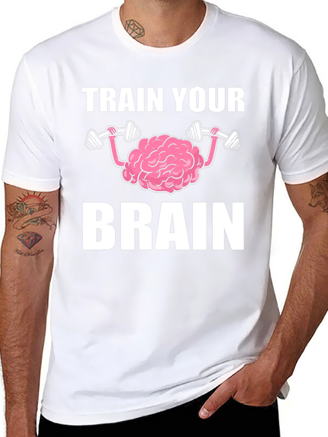 Train Your Brain Graphic T-Shirt