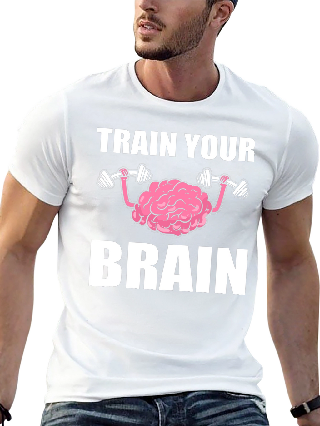 Train Your Brain Graphic T-Shirt