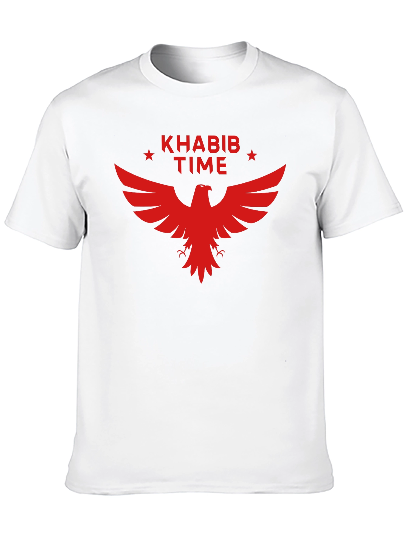 Khabib Time Red Eagle Black T-Shirt
